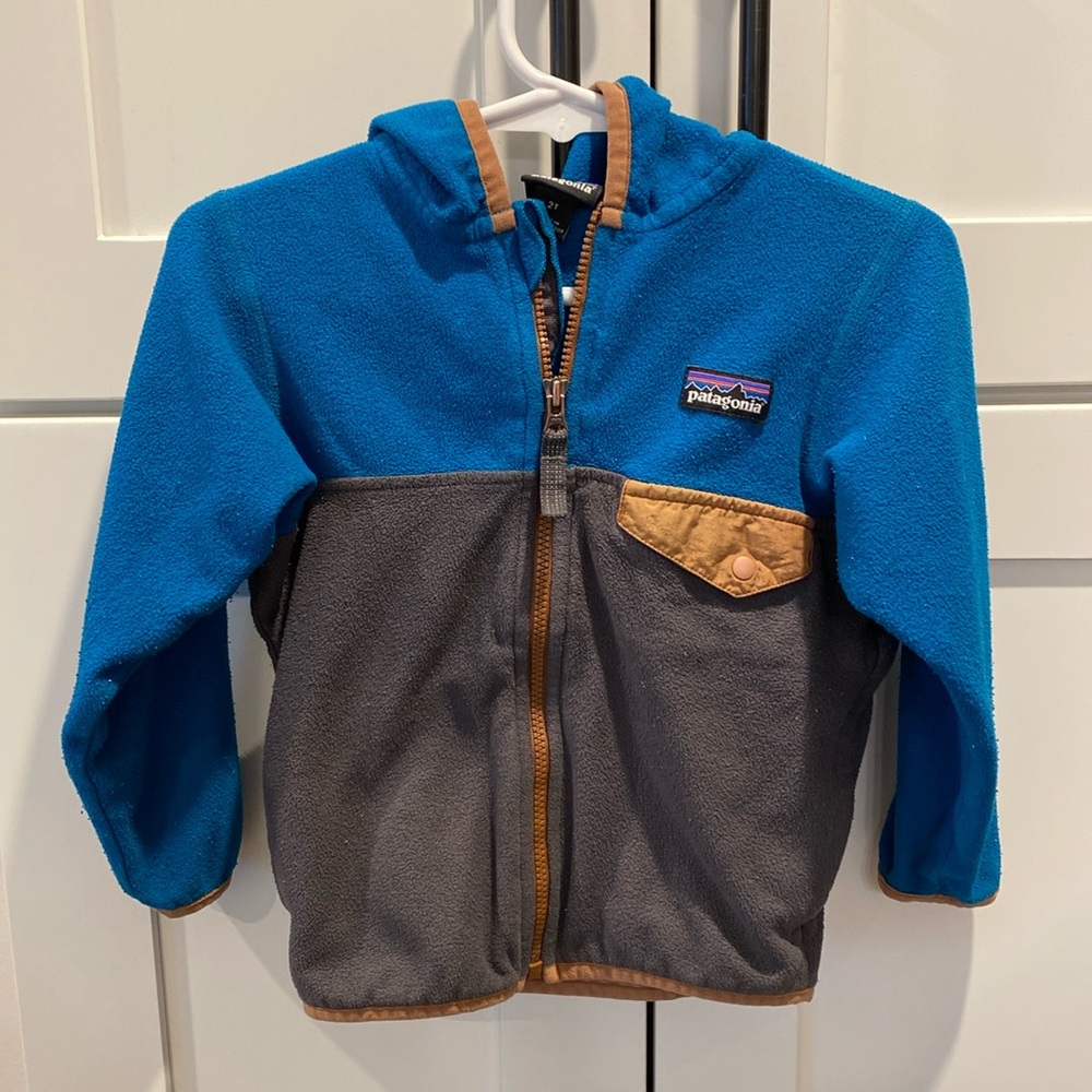 Patagonia Fleece Snap Hoodie 2T